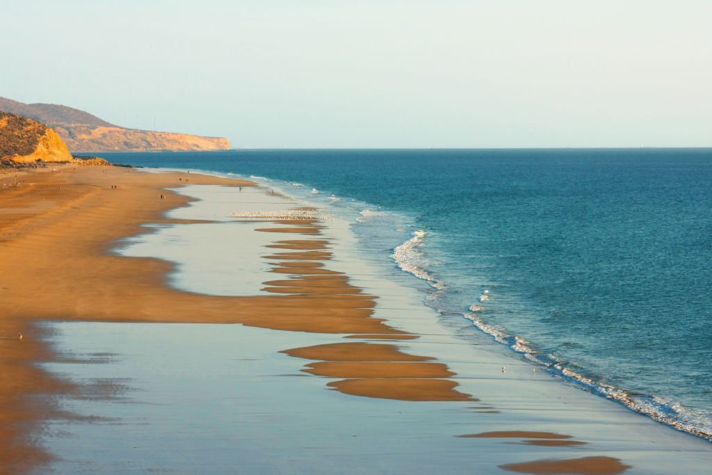 Atlantic Ocean coast, Essaouira Coastal landscape, Morocco