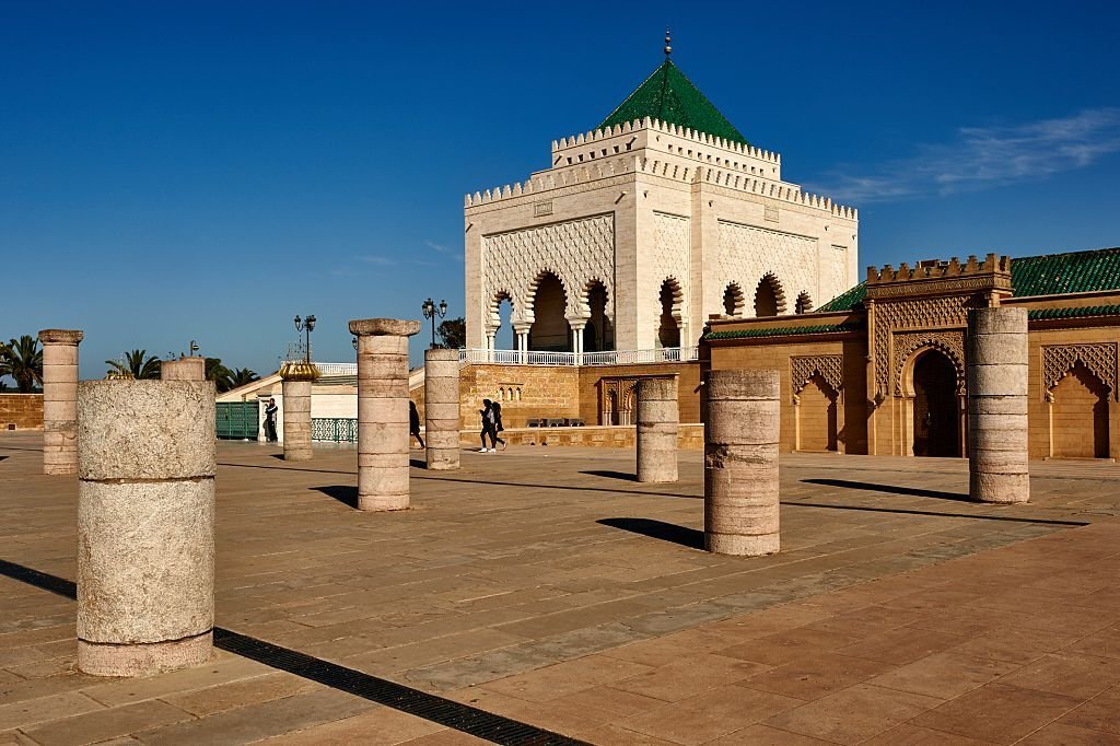 Morocco, Rabat, UNESCO World Heritage Site, Mausoleum of Mohammed V